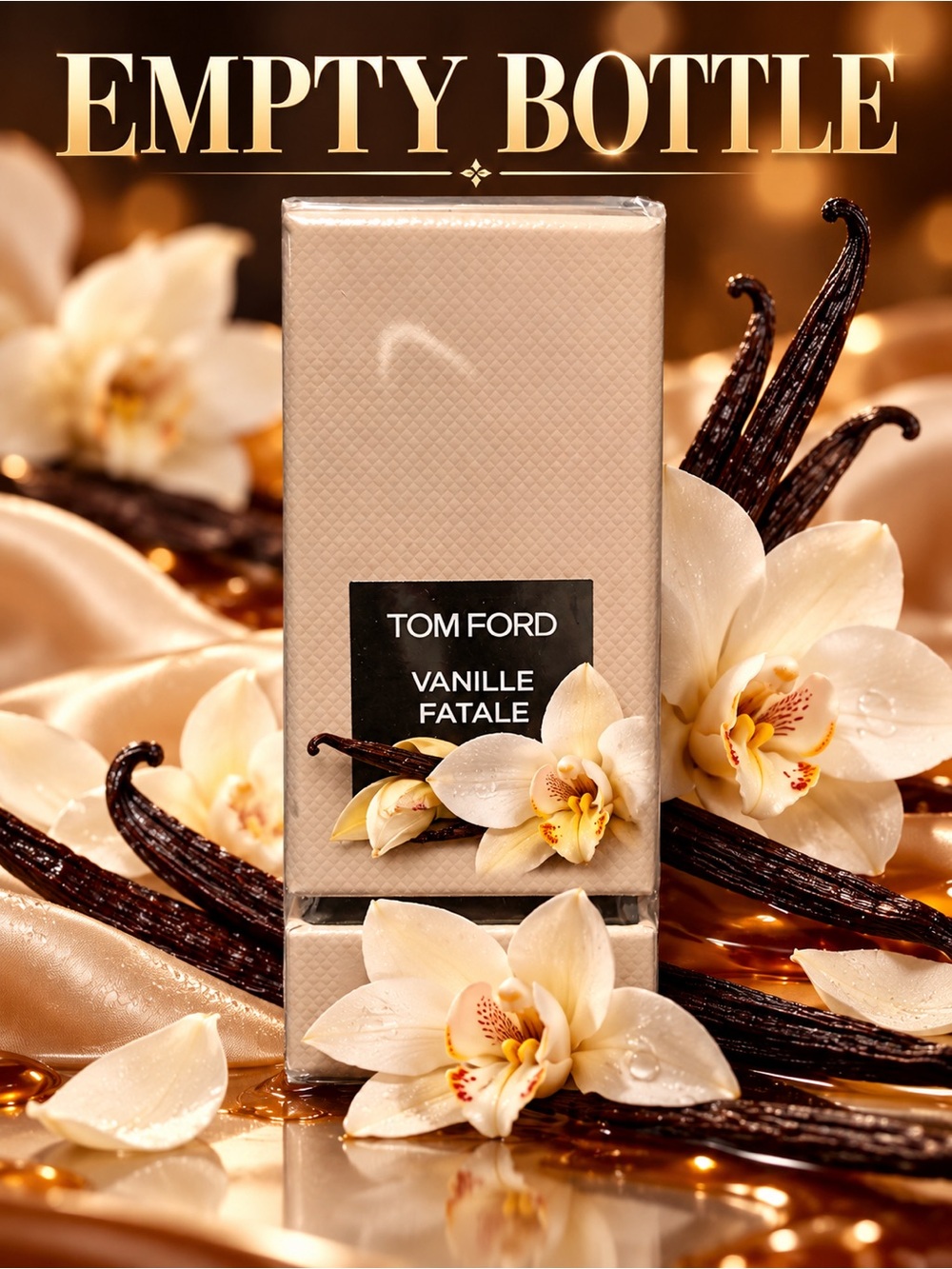 Tom Ford Vanille Fatale - 50 ml empty bottle/box